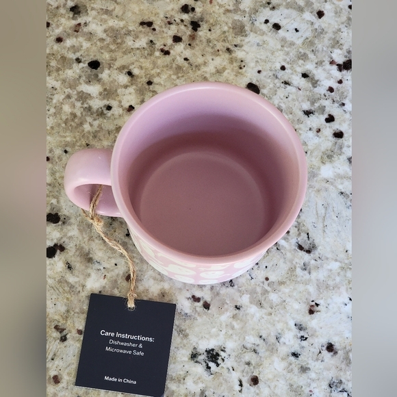 Full Moon Furnishings Pink Ghost Print Mug NWT - Picture 5 of 5